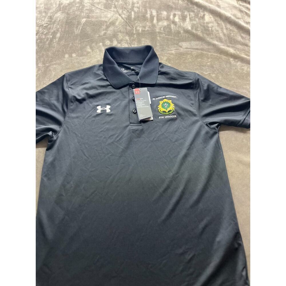 2nd cavalry regiment military occupational specialty embroidered polo S‎ Nwt
